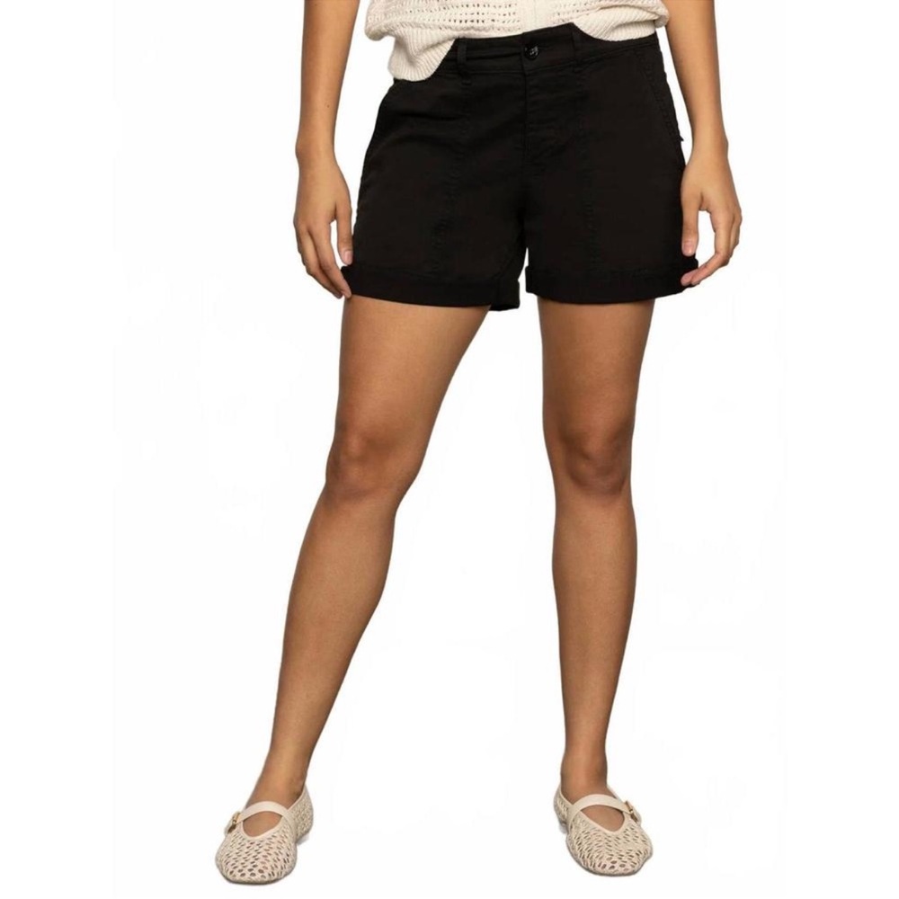 Sanctuary Women's Caravan Sanctuary Clothing Cuffed Utility Shorts Green Size 28
